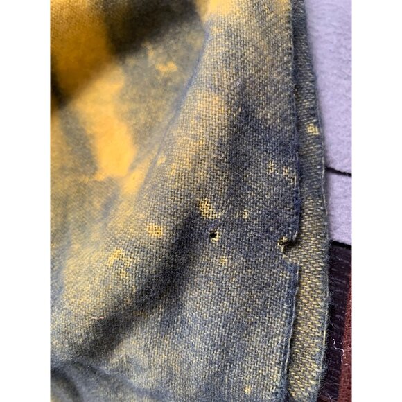 Tie-Dye Wool Rug Hooking Fabric 32" X 54" Yellow & Green - Picture 4 of 6